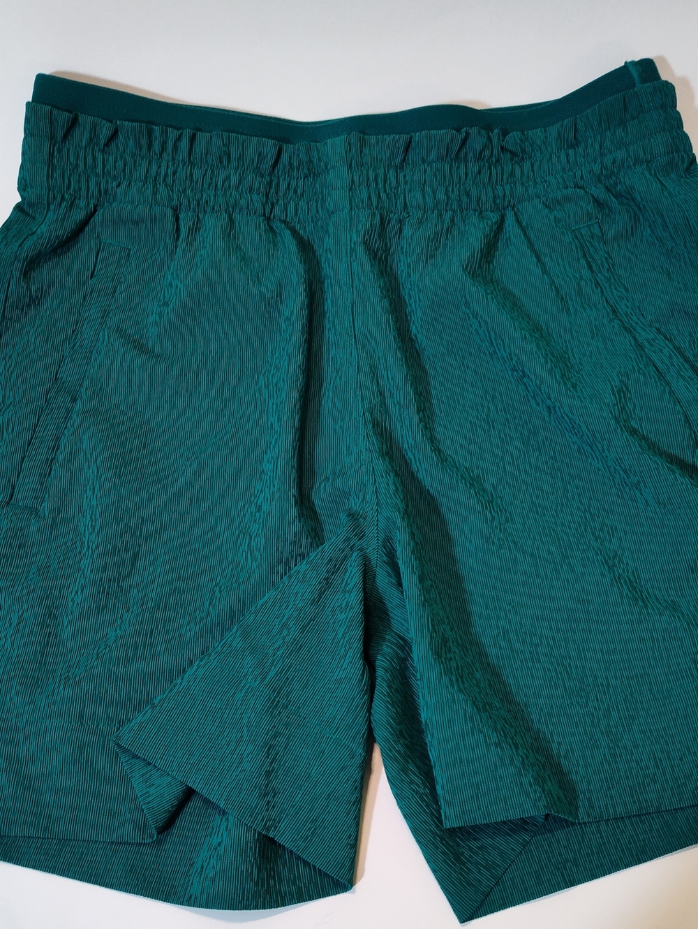 Athleta Teal Elastic-Waist Lightweight Shorts